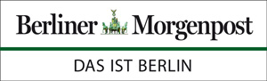 Logo der Berliner Morgenpost mit dem Slogan 'DAS IST BERLIN