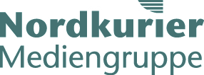 Logo Mediengruppe mit dem Schriftzug 'Nordkurier' in grüner Schrift.