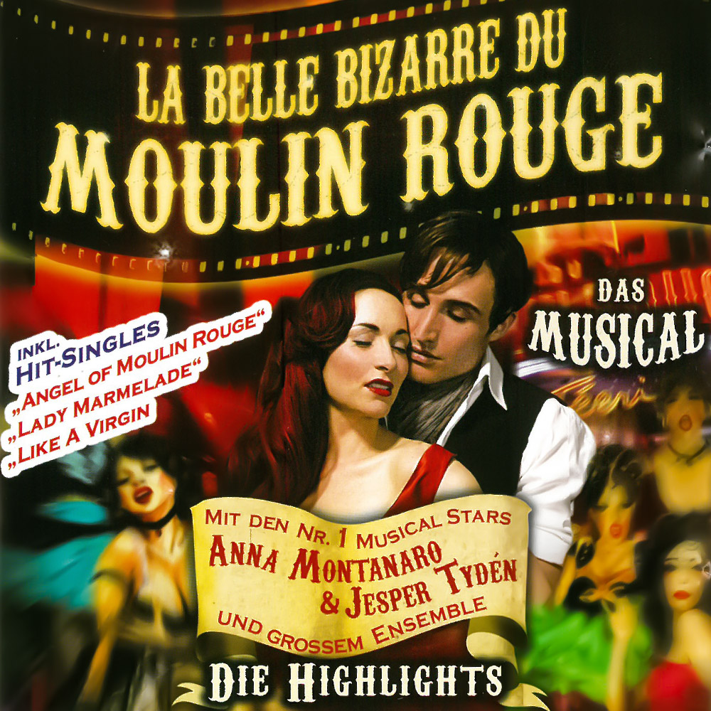 Teaserbild zu La Belle Bizarre Du Moulin Rouge mit zwei Darstellern und Titeltext.