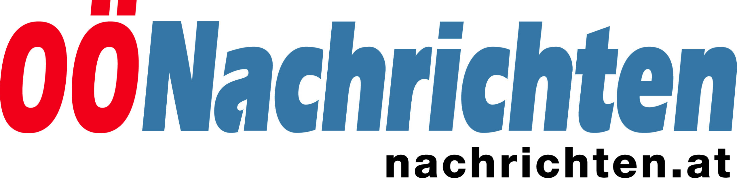 Logo der OOEN Nachrichten mit rotem und blauem Schriftzug.