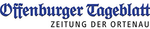 Logo des Offenburger Tageblatts mit dem Schriftzug 'Zeitung der Ortenau