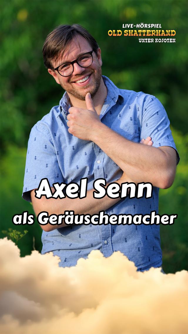 🐴 Pferde, Schüsse, knarrende Postkutschen – und das alles live auf der Bühne.

Axel Senn, einer der Geräuschemacher von „Old Shatterhand unter Kojoten“, verrät, wie mit einfachen Gegenständen die Klangwelt des Wilden Westens entsteht.

🎧 Kino im Kopf – live erlebt.

Old Shatterhand | Karl May | Winnetou | Western | Hörspiel